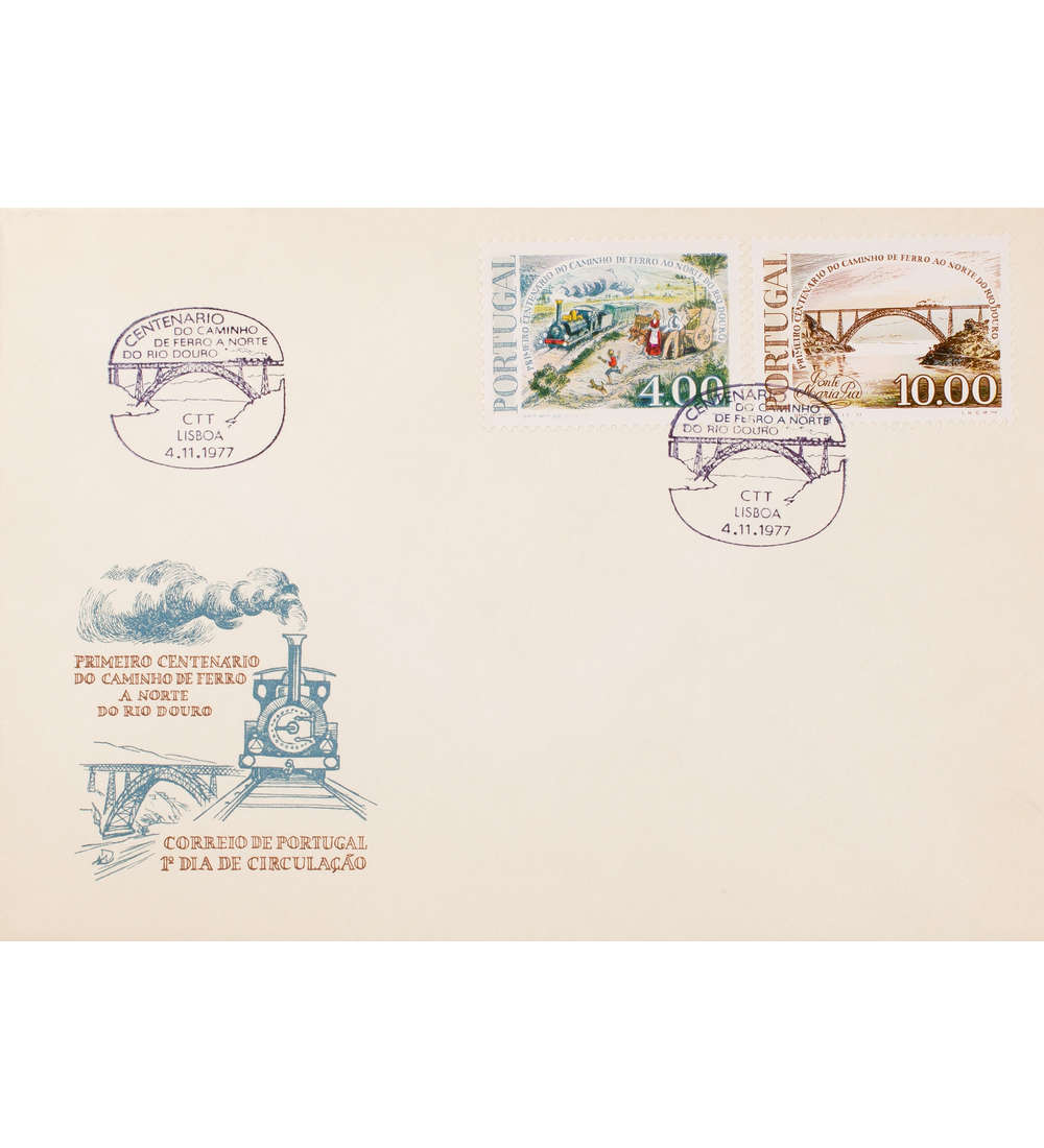 Portugal Nr. 1376-1377 FDC Ersttagsbrief EisenbahnBrcke