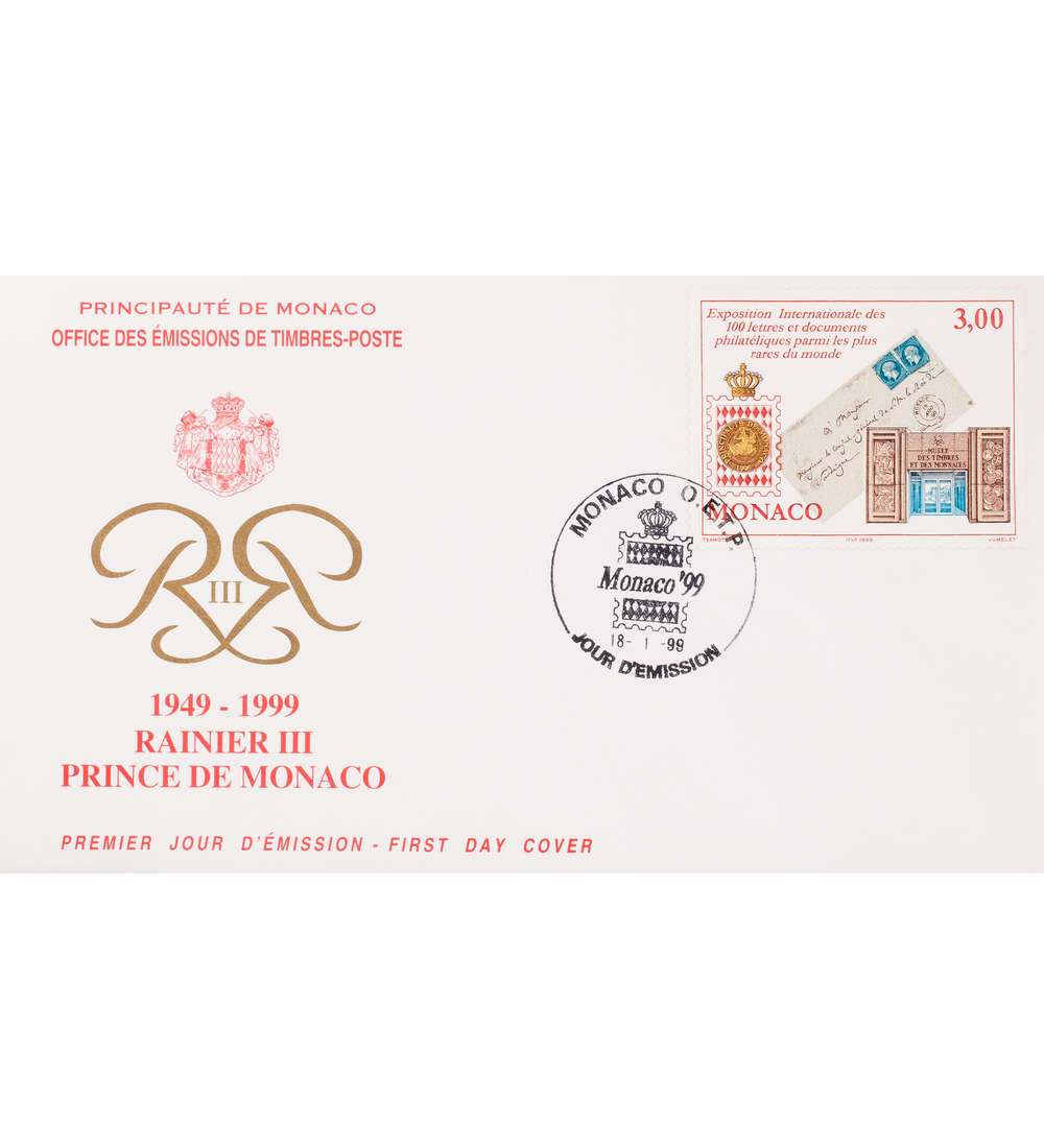  Monaco Nr. 2441 A FDC Ersttagsbrief Briefmarkenausstellung Marke auf Marke