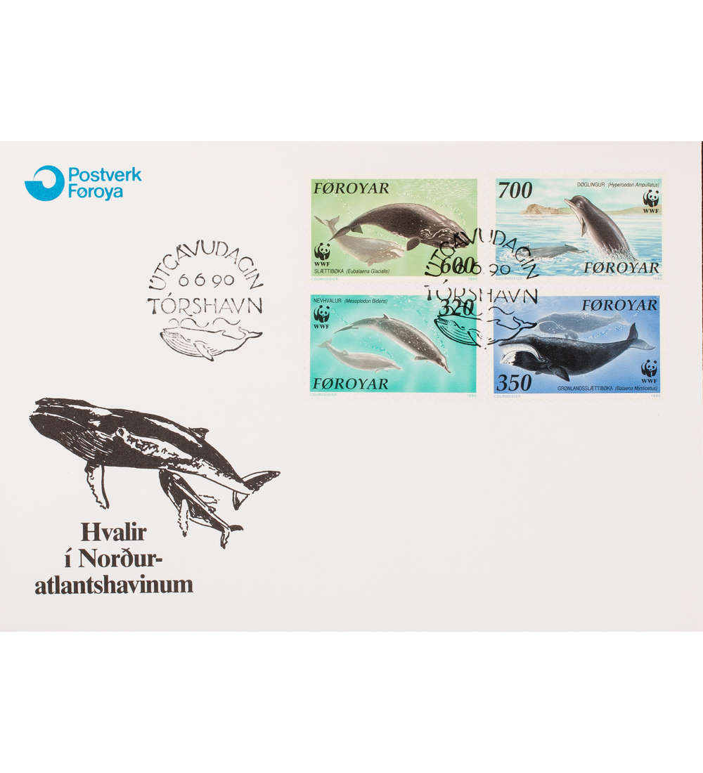  Frer Nr. 203-206 FDC Ersttagsbrief WWF Tiere