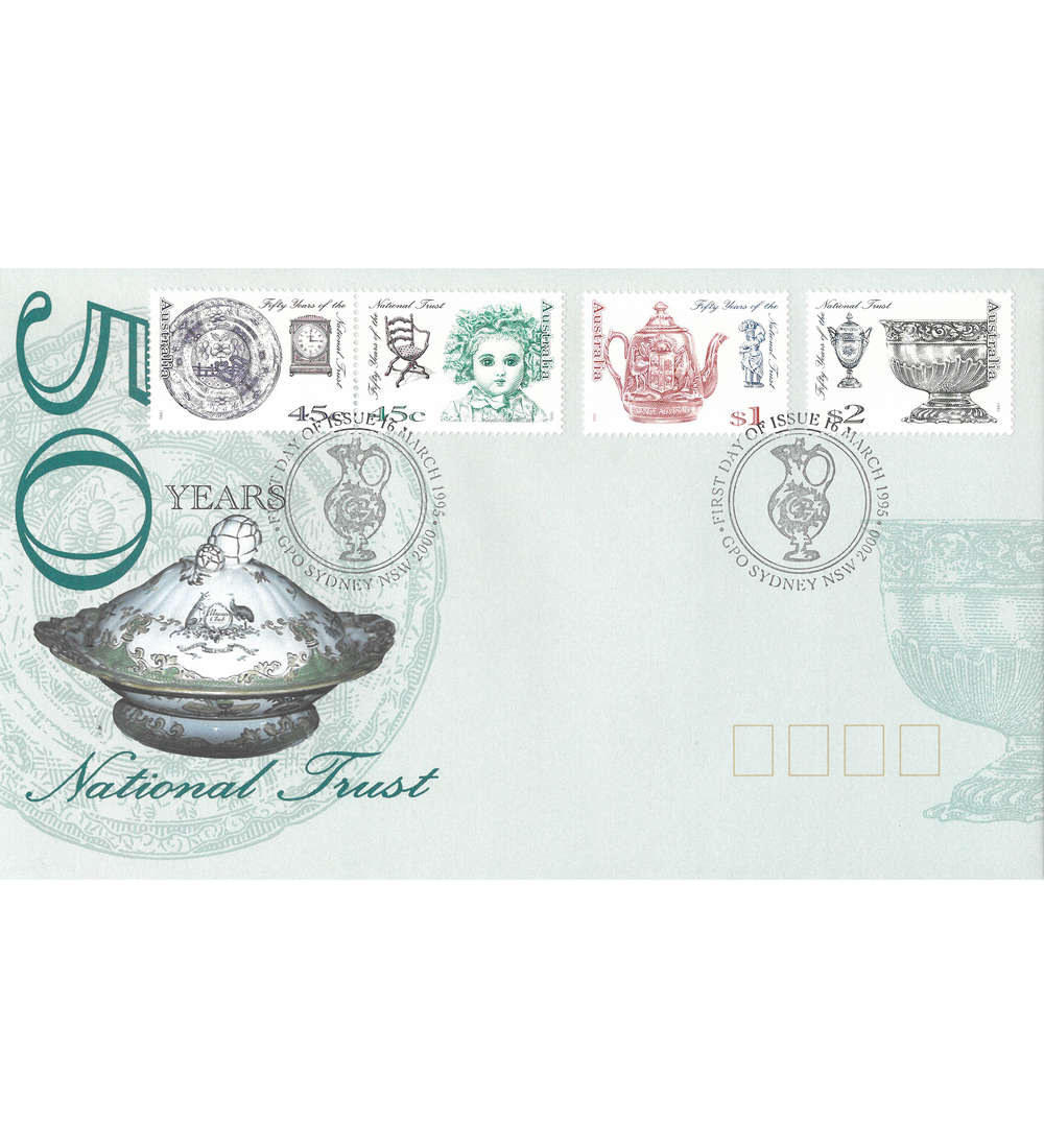 Australien Nr. 1462-1465 FDC Ersttagsbrief Kunst