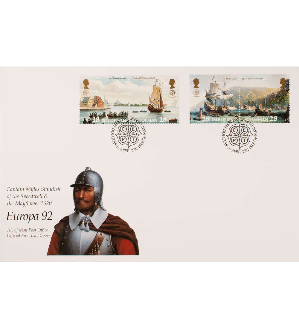 Insel Man Nr. 503-506 FDC Ersttagsbrief Europa CEPT 1992 Schiffe