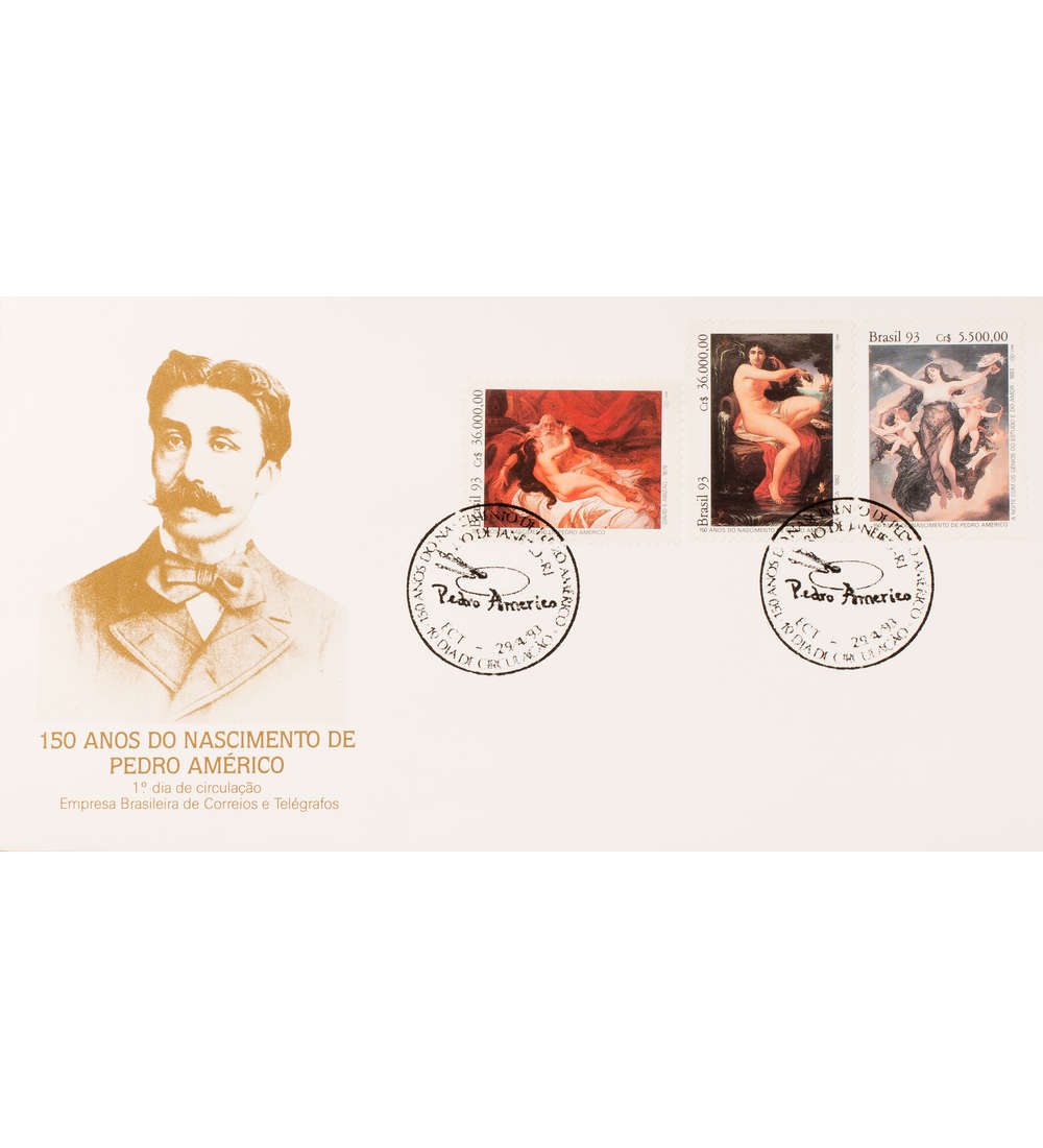 Brasilien Nr. 2519-2521 FDC Ersttagsbrief Gem�lde Pedro Americo