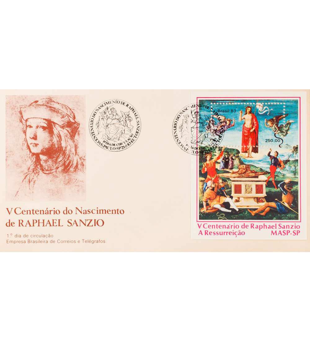 Brasilien Block 54 FDC Ersttagsbrief Gem�lde Raffael