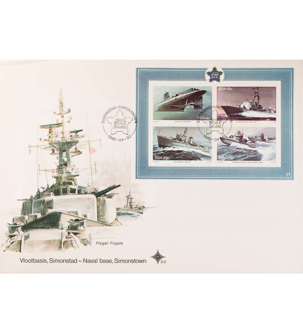 Sdafrika Block 13 FDC Ersttagsbrief Schiffe