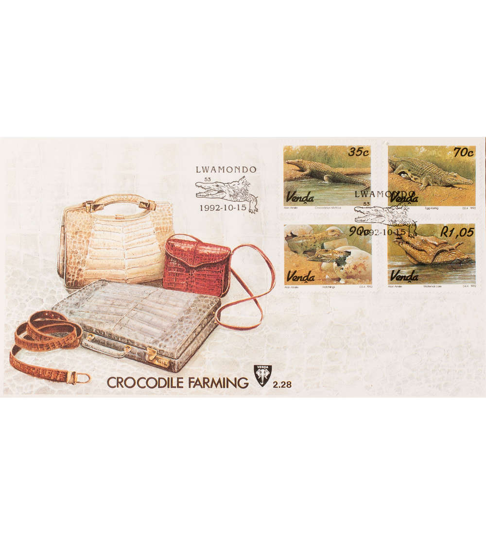Venda Nr. 246-249 FDC Ersttagsbrief Tiere Krokodile