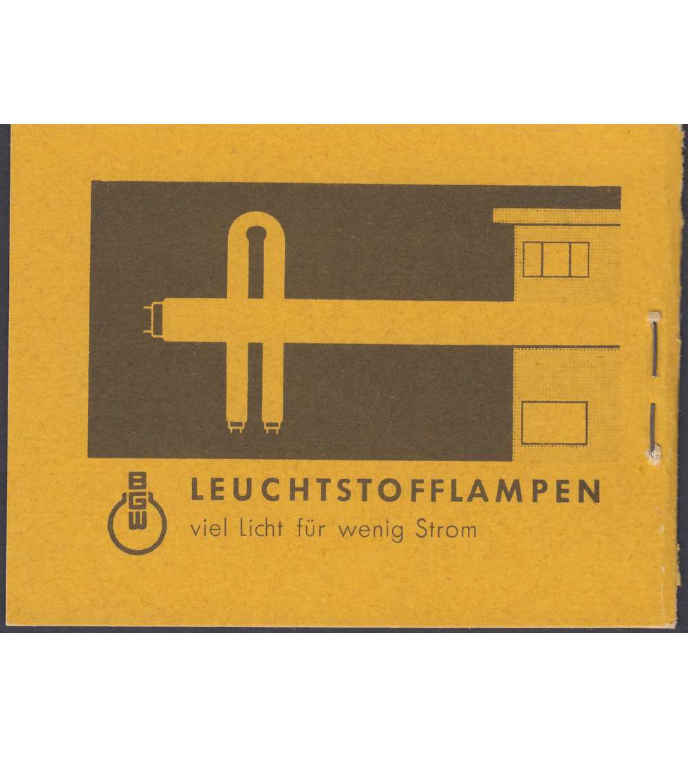 DDR Markenheft Nr. 2 ca 1 Fnfjahrplan 1957 postfrisch **