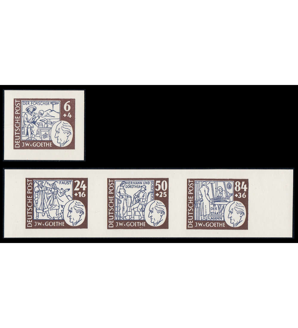 Deutsche Post Goethe 4 Markenentwrfe