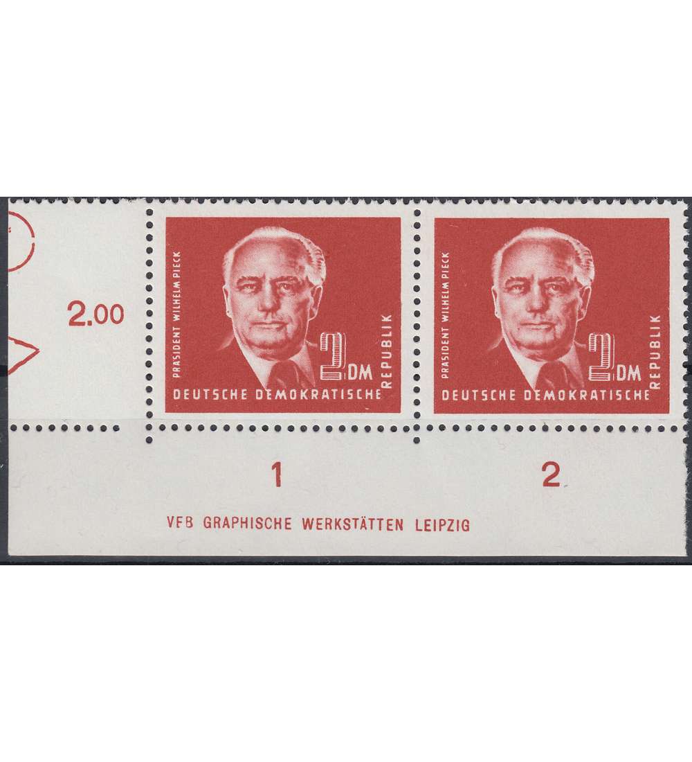 DDR Nr. 326DV postfrisch Druckvermerk