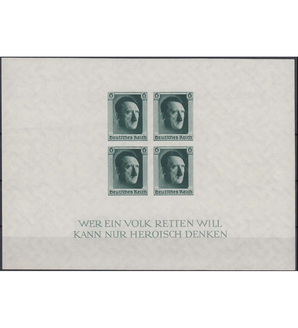 Deutsches  Reich Block 8 postfrisch ** 1. Nationale Briefmarkenausstellung 1937