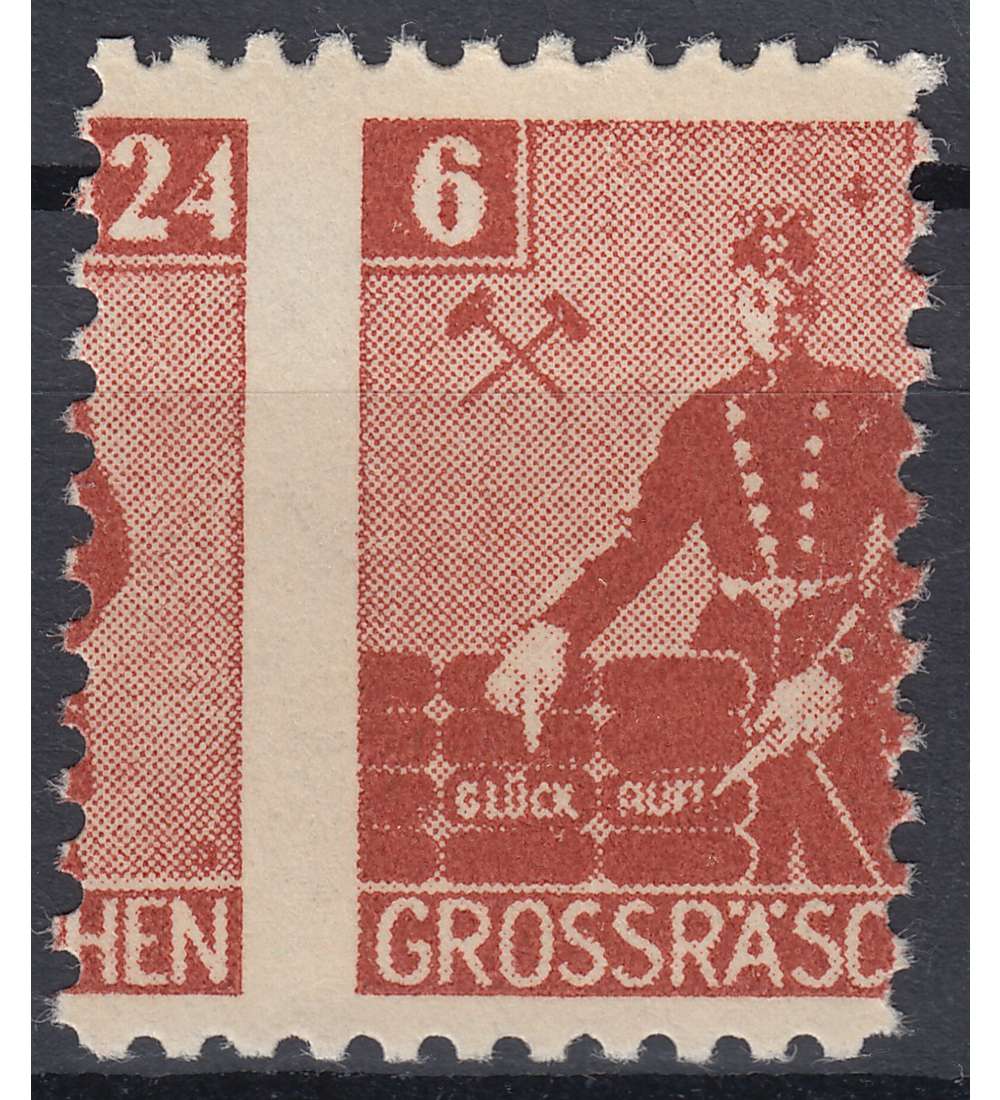 Deutsche Lokalausgabe Grorschen Nr. 43 postfrisch ** Verzhnung