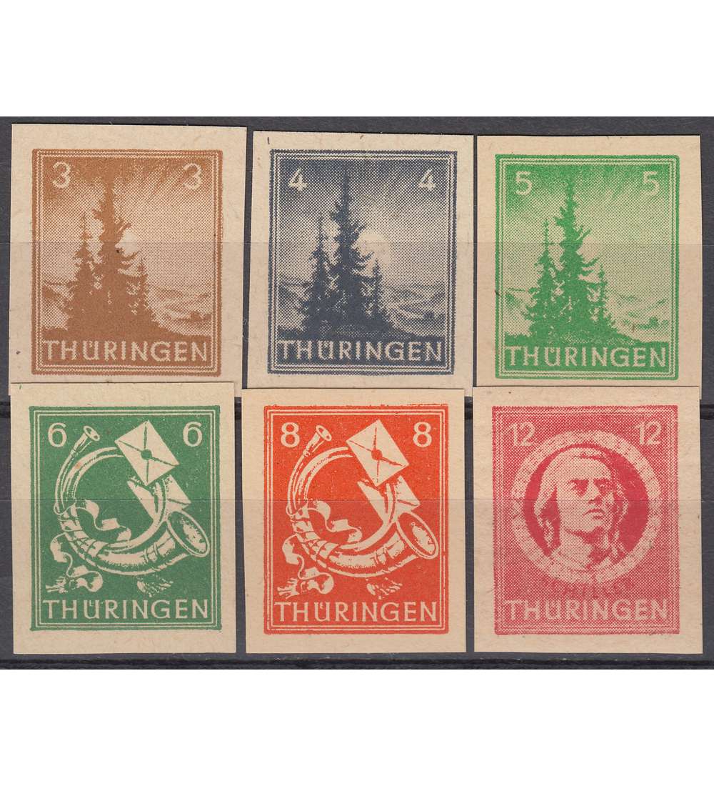 SBZ Nr. 92-97U postfrisch **