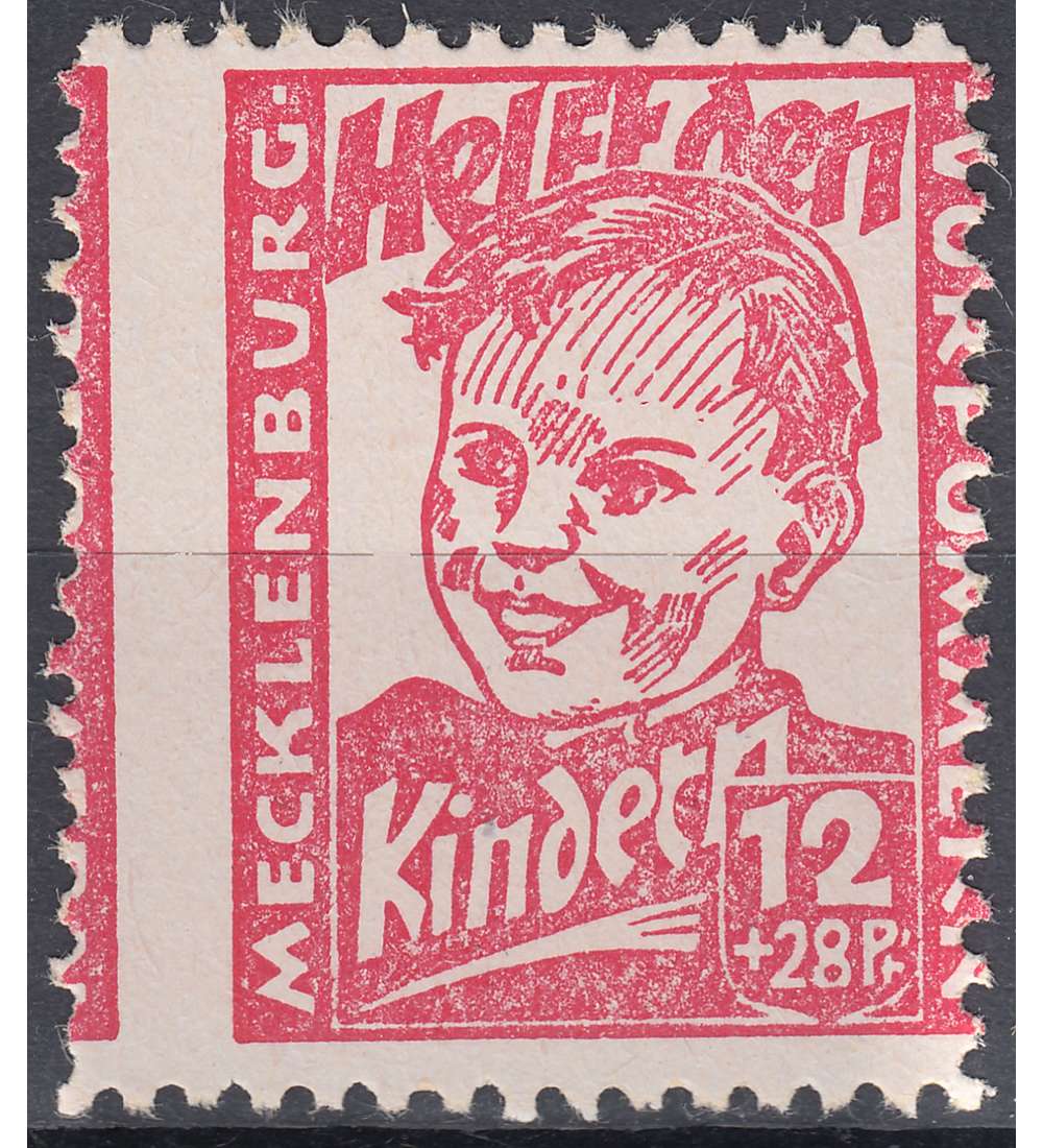 SBZ Nr. 28 postfrisch ** verschobenes Druckbild
