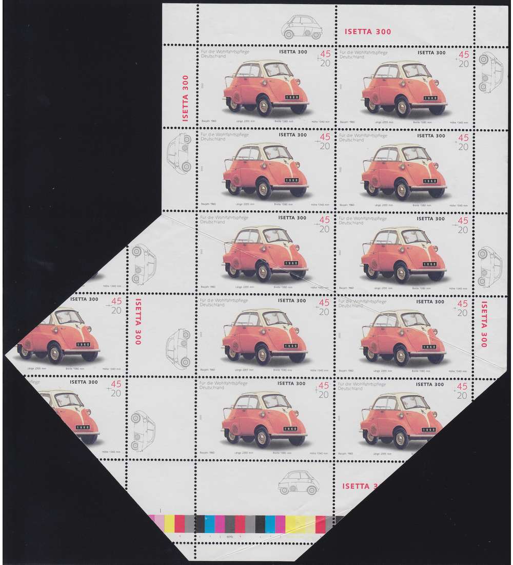 BRD Bund Nr. 2289 postfrisch ** Fehldruckbogen