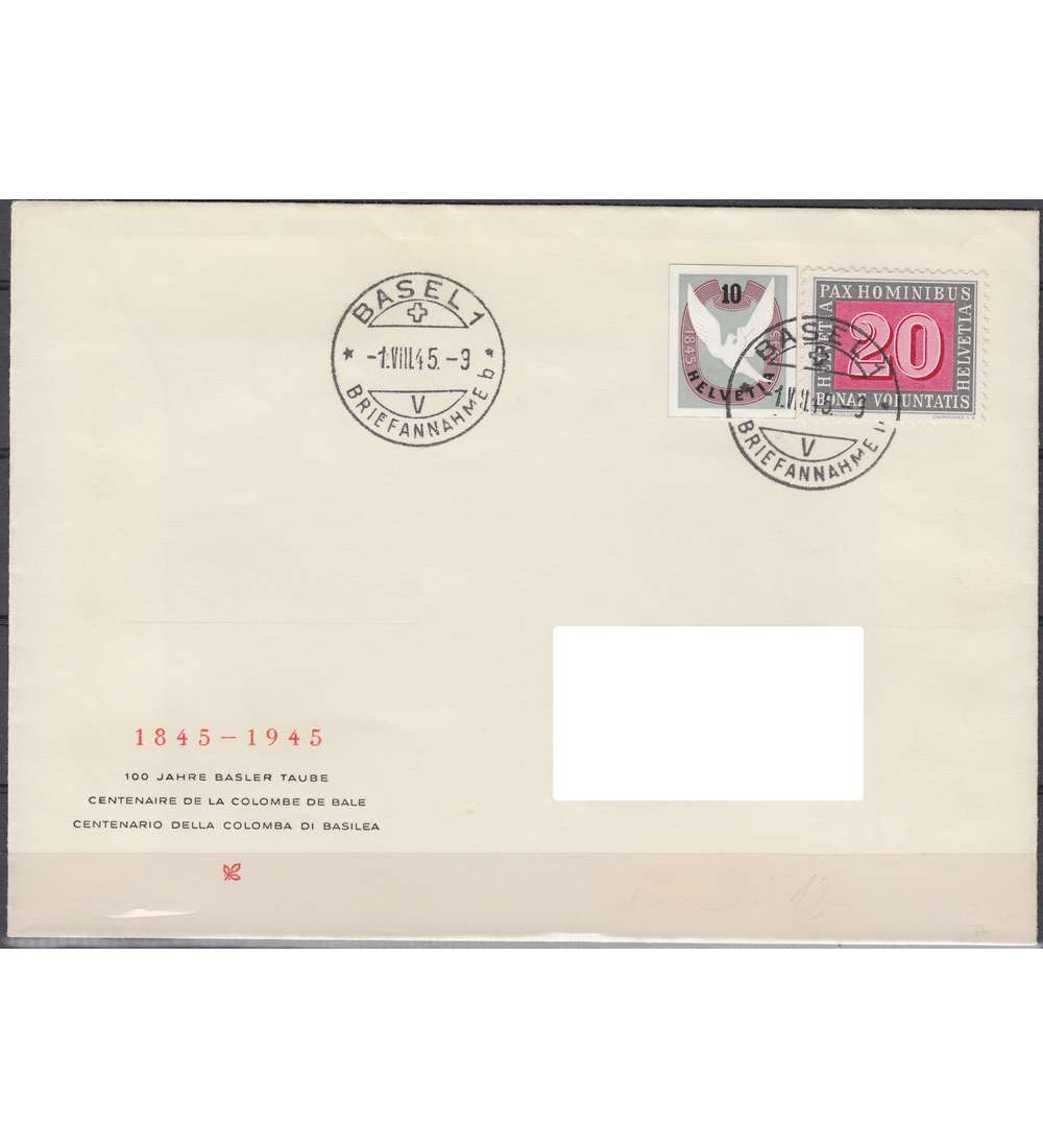 Schweiz Nr. 446 auf Brief