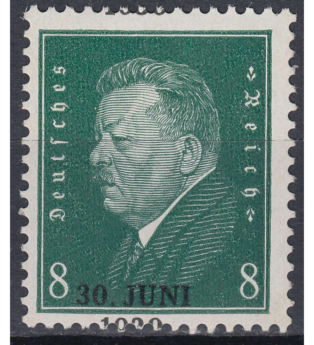 Deutsche Reich Nr. 444 postfrisch ** verschobener Aufdruck