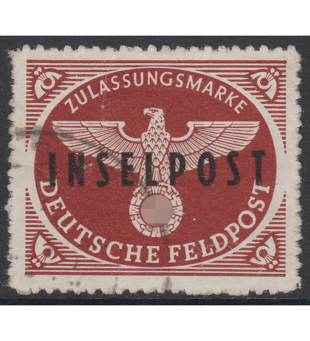 Deutsches Reich Feldpost Nr. 9 gestempelt,gepr�ft+signiert Inselpost Rhodos