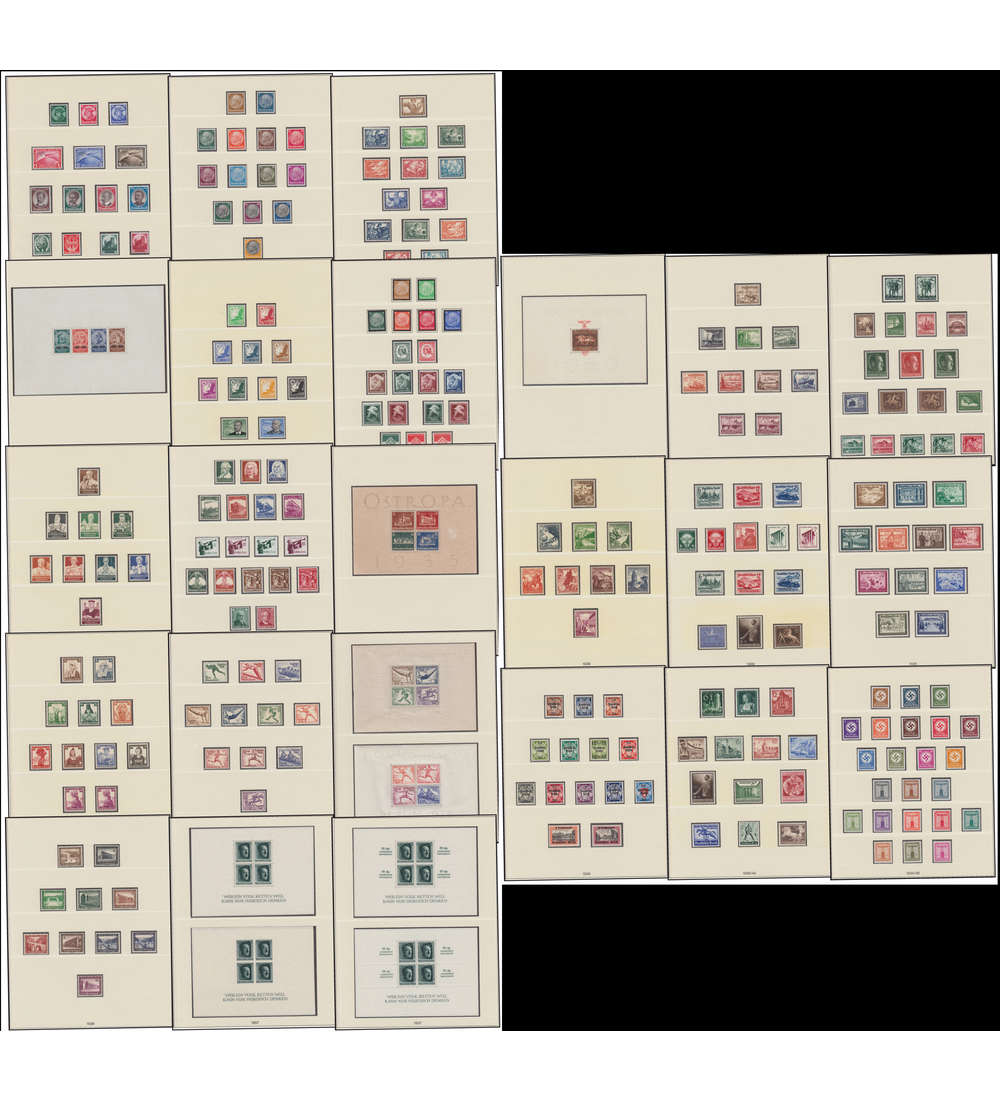 Deutsches Reich 1933-1945 postfrisch** Nr. 479-910, Block 2-11 und Dienstmarken Nr. 132-177