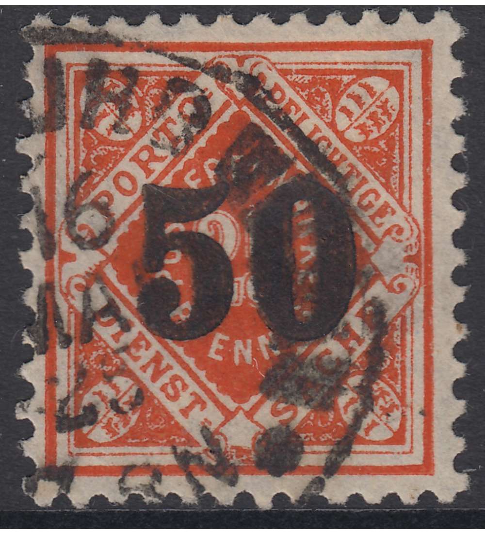 Wrttemberg Nr. 188 gestempelt geprft + signiert