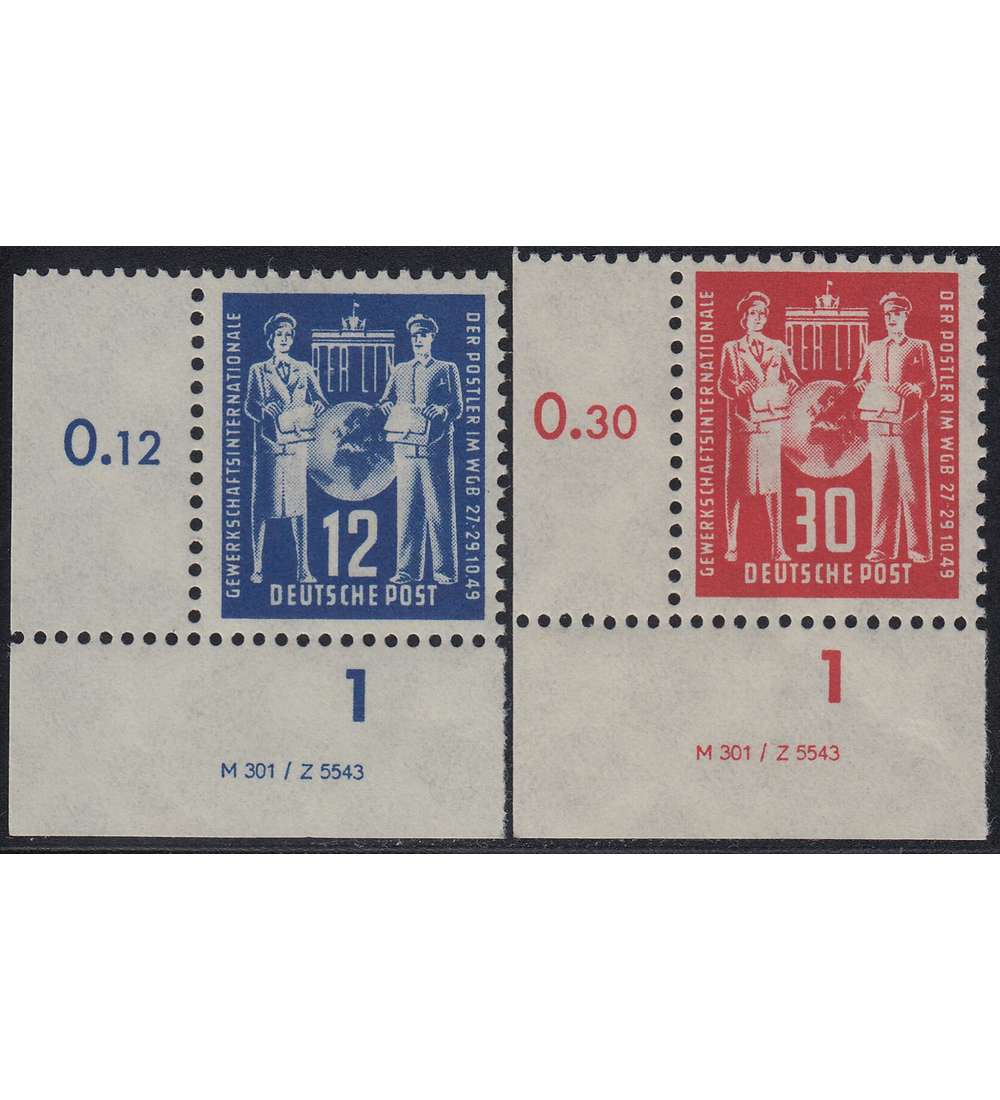 DDR Nr. 243-244 DV postfrisch ** Druckvermerk