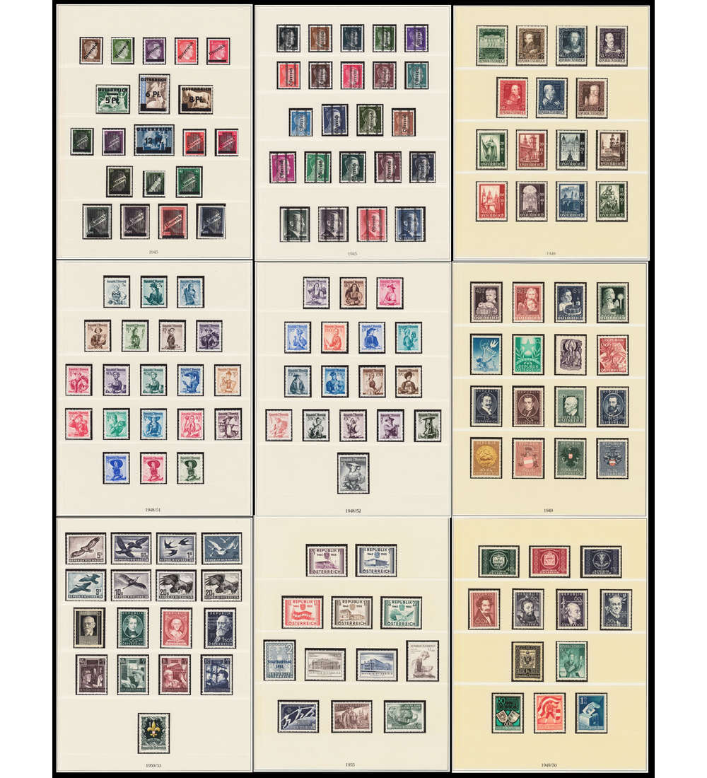 sterreich 1945-2012 postfrisch ** Kollektion