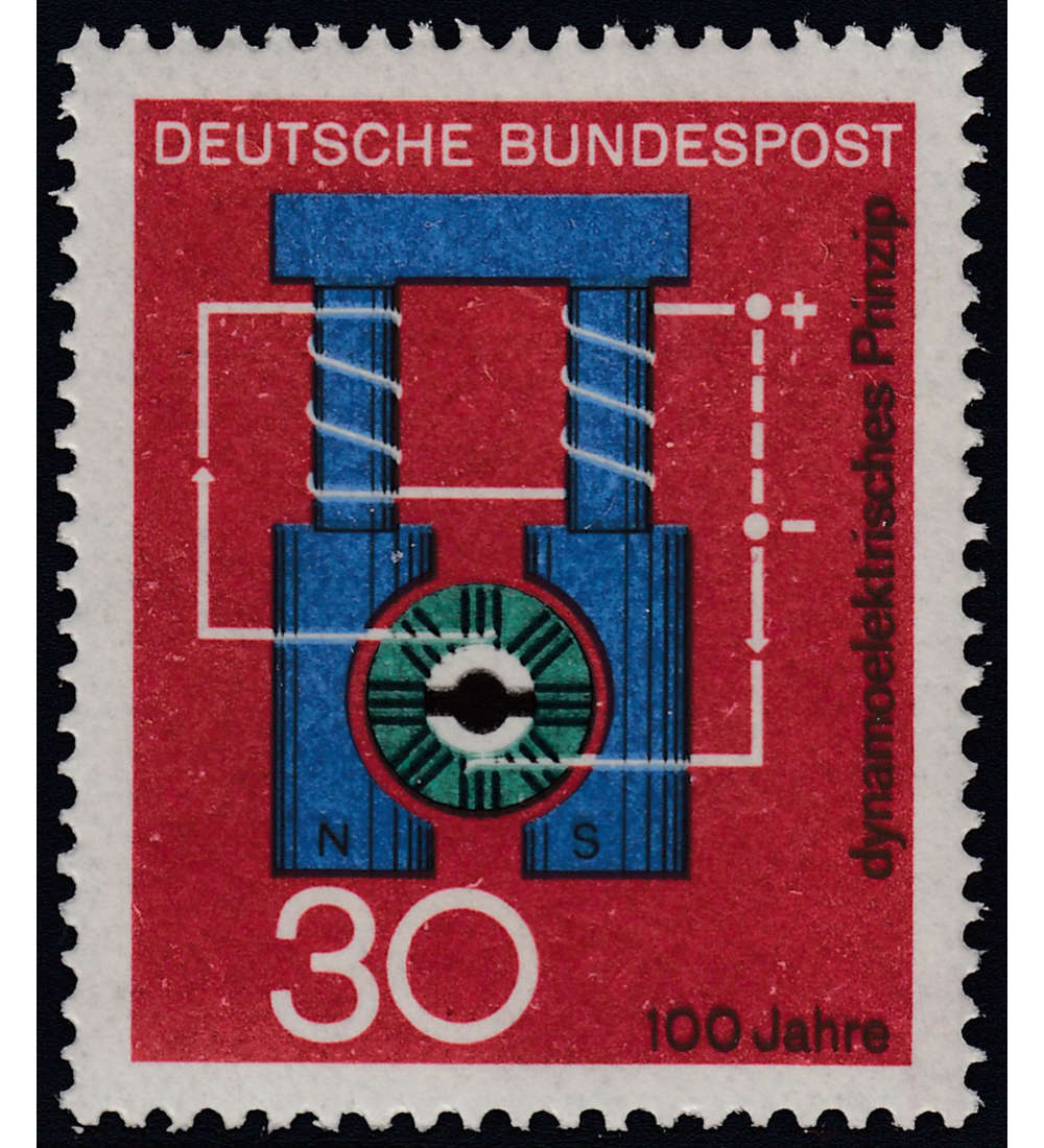 BRD Bund Nr. 522 postfrisch ** mit Doppeldruck der schwarzen Farbe