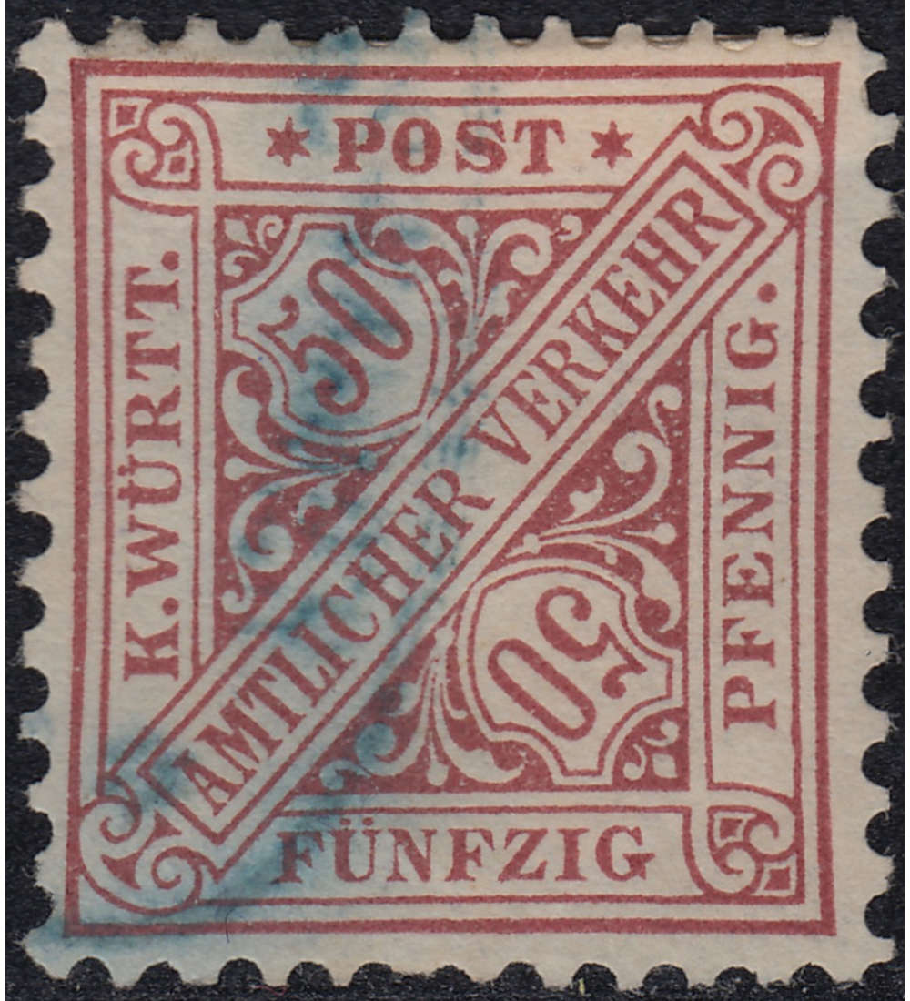 Wrttemberg Nr. 211 gestempelt geprft+signiert