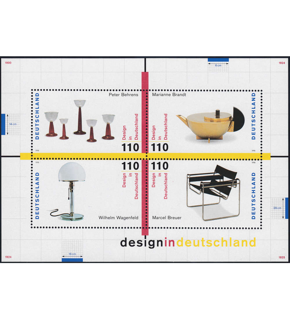 BRD Bund Block 45 postfrisch ** Verz�hnung