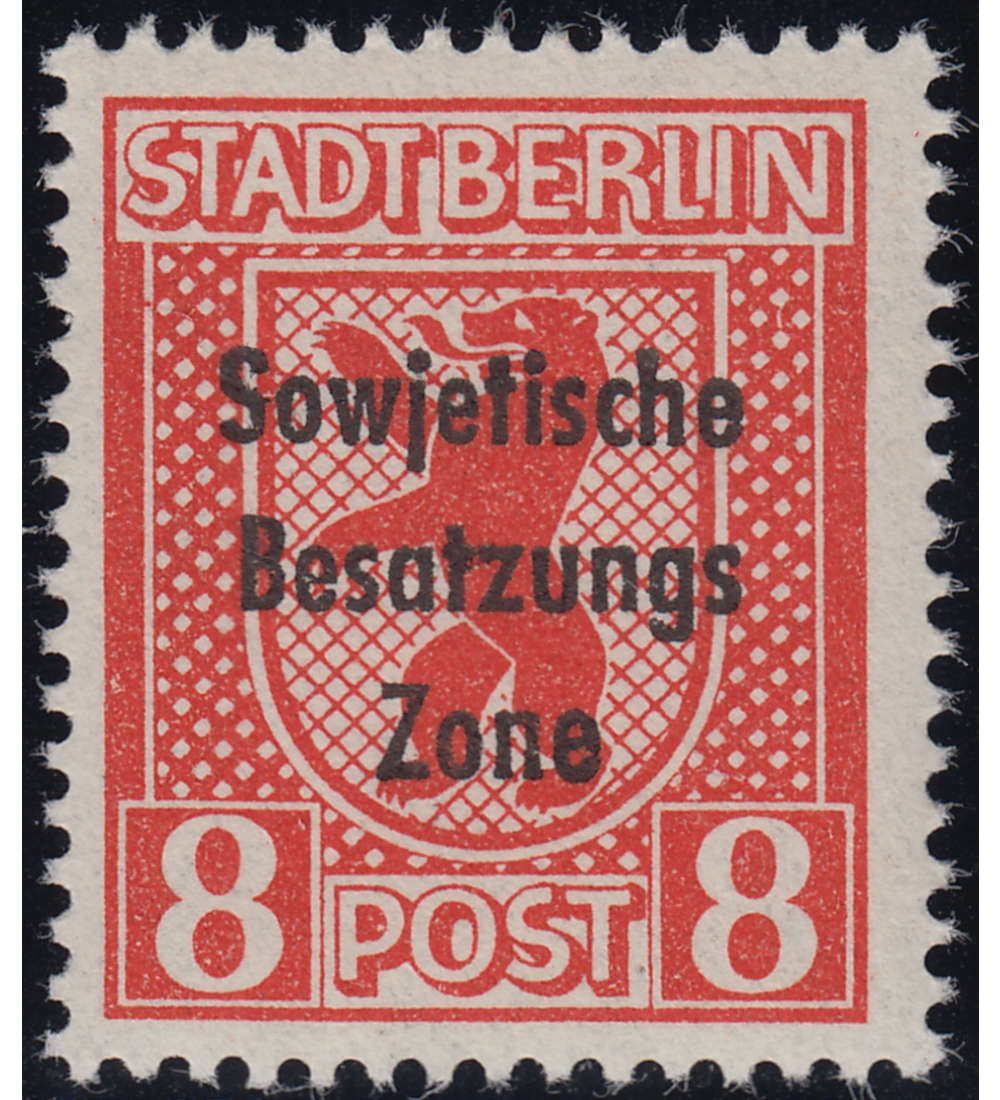 SBZ Nr. 202 IV postfrisch ** Plattenfehler