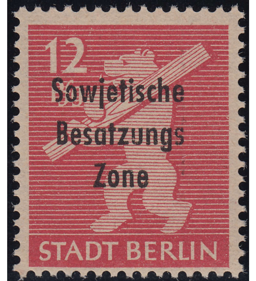 SBZ Nr. 204 IV postfrisch ** Plattenfehler