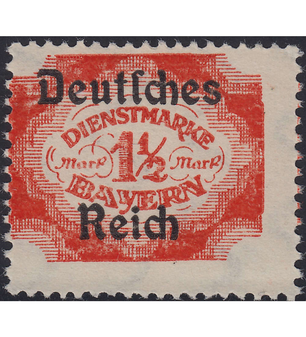 Deutsches Reich Dienstmarke Nr. 48 postfrisch ** Druckverschiebung