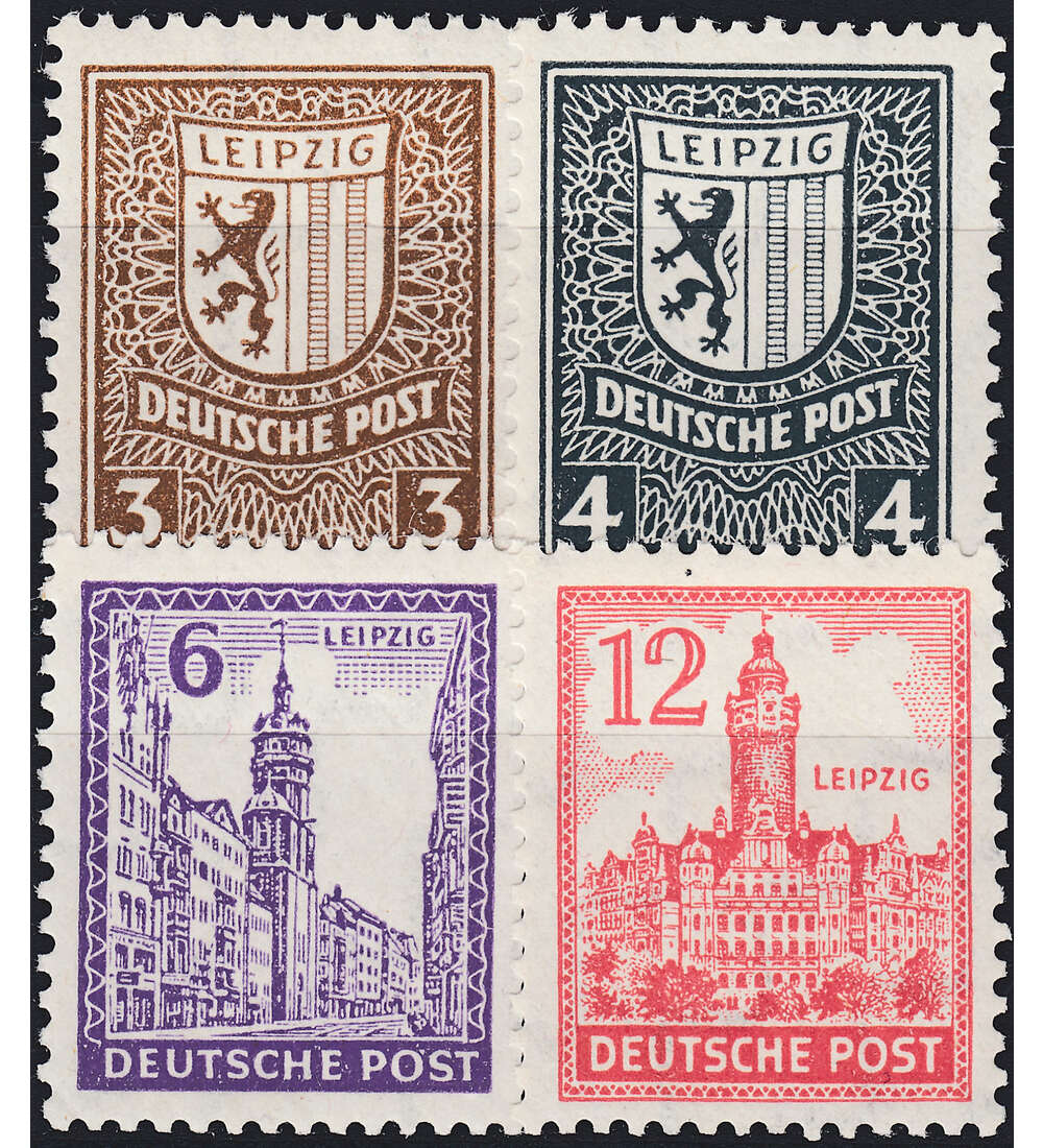 SBZ Nr. 150-155X postfrisch ** gepr�ft und signiert