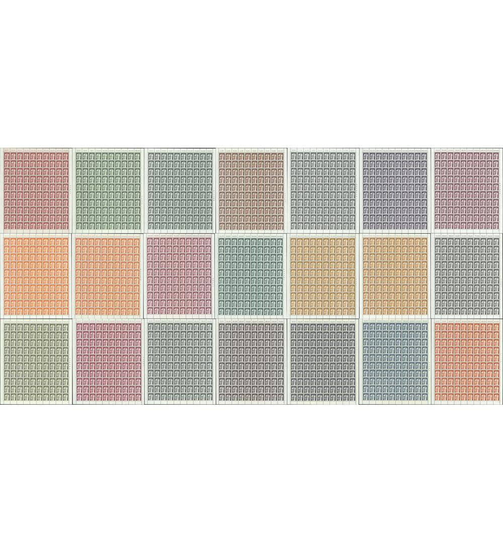 BRD Heinemann 21 Werte postfrisch ** Bogensatz