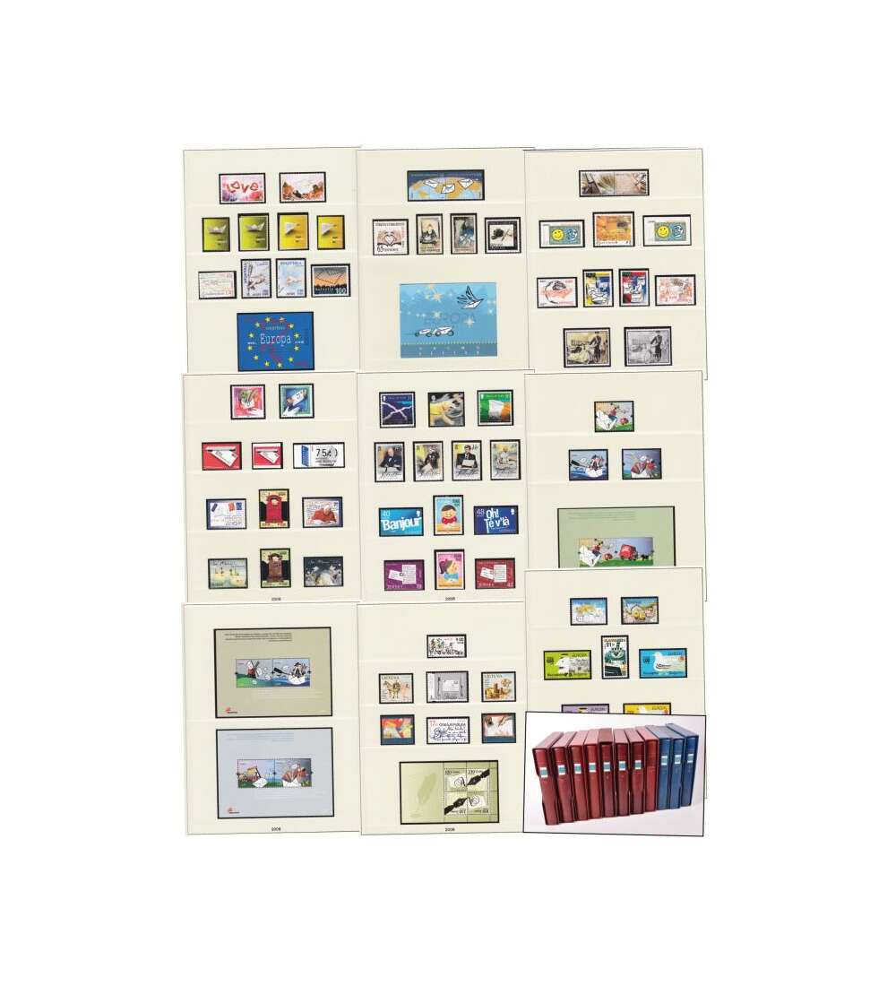 Europa CEPT 1956-2008 Luxuskollektion postfrisch ** in 11 Bnden