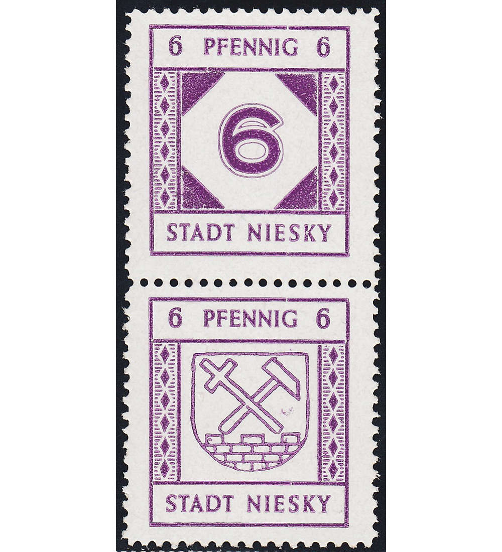 Niesky-Zusammendruck S Zd 8 postfrisch **