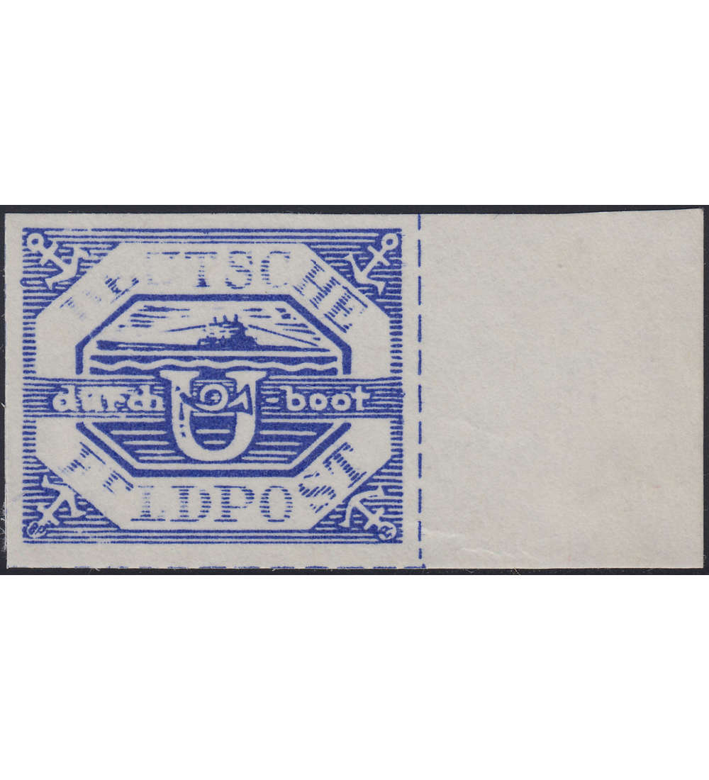 Deutsches Reich Feldpost Nr. 13 vom Seitenrand postfrisch geprft