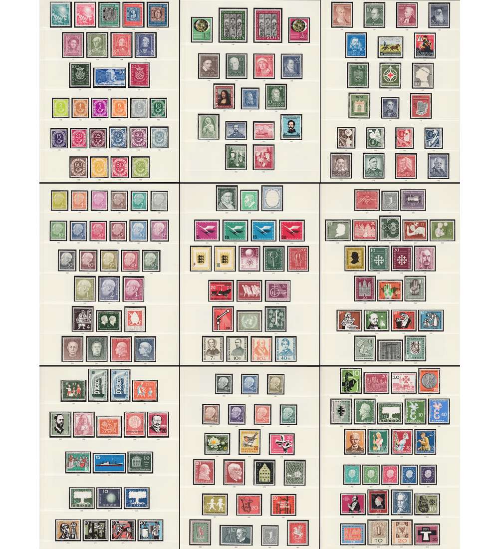   BRD Bund Sammlung postfrisch ** 1949-1974 komplett