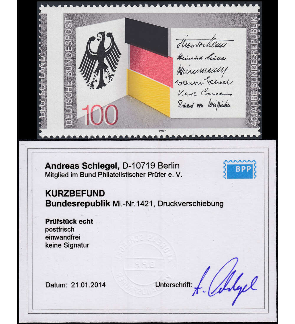 BRD Bund - Verz�hnung Nr. 1421 postfrisch **