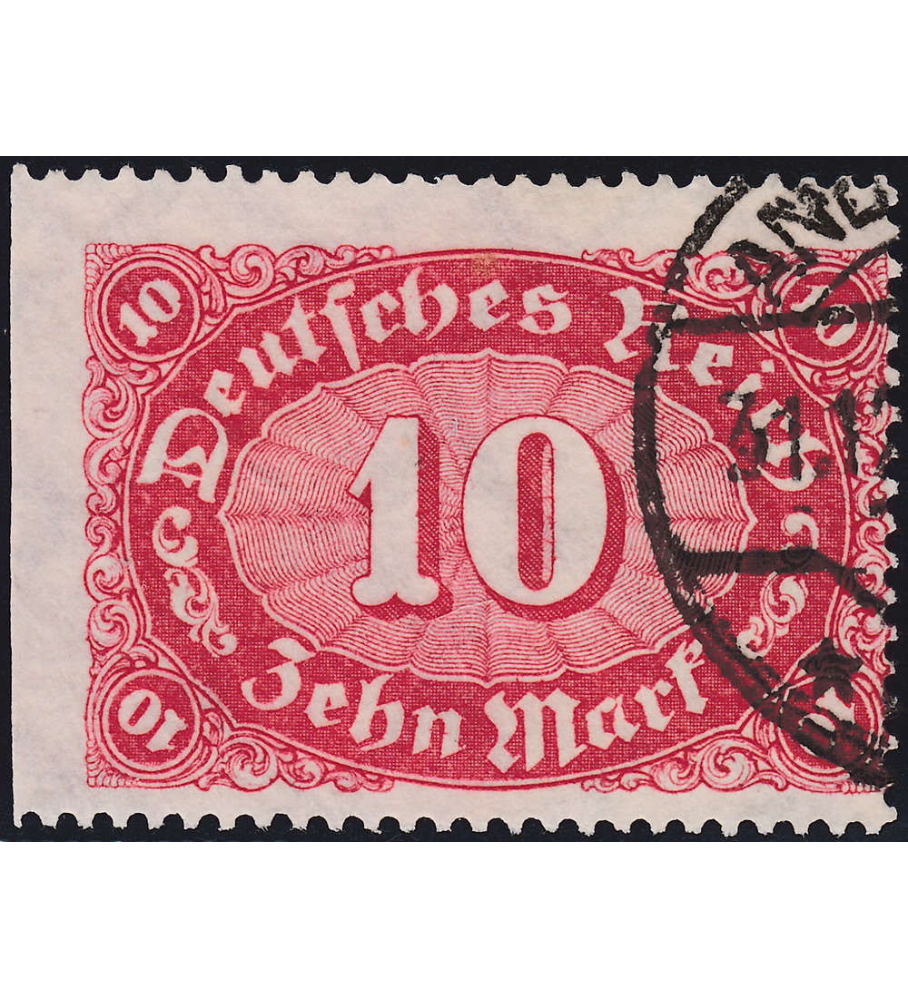 Dt. Reich - Teilzhnung Nr. 195 gestempelt