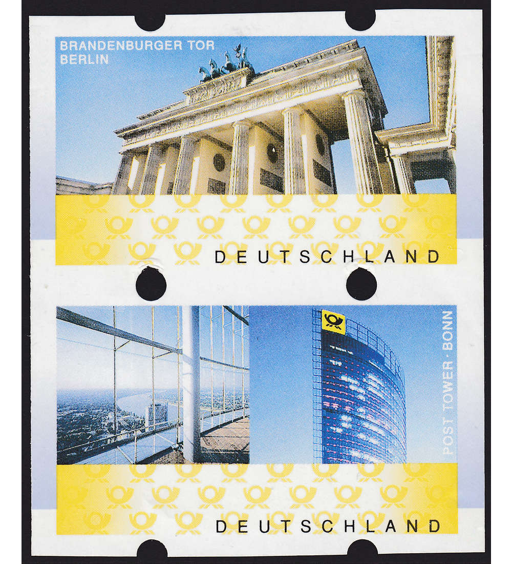 BRD - ATM-Leerfelder ATM Nr. 6 und 7 ohne Werteindruck