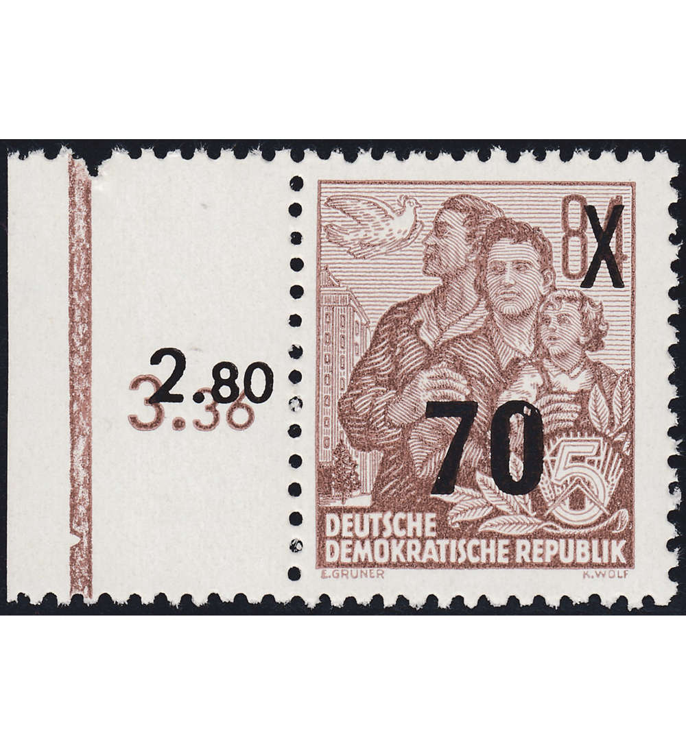 DDR - Nr. 442 AF I Aufdruckfehler postfrisch **