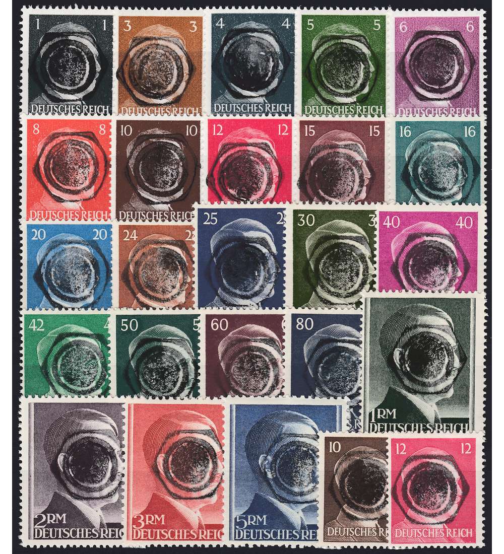 Lokalausgabe - Burgst�dt Nr. 1 - 25 postfrisch