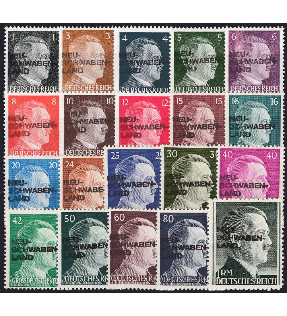 Lokalausgabe postfrisch ** Neu-Schwabenland Nr. 1-20