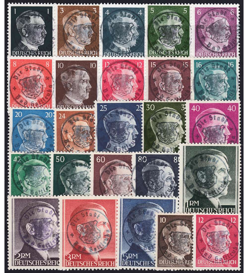 Deutsche Lokalausgabe Bad Gottleuba (Nr. 1-23, I-II) postfrisch gepr�ft u. signiert