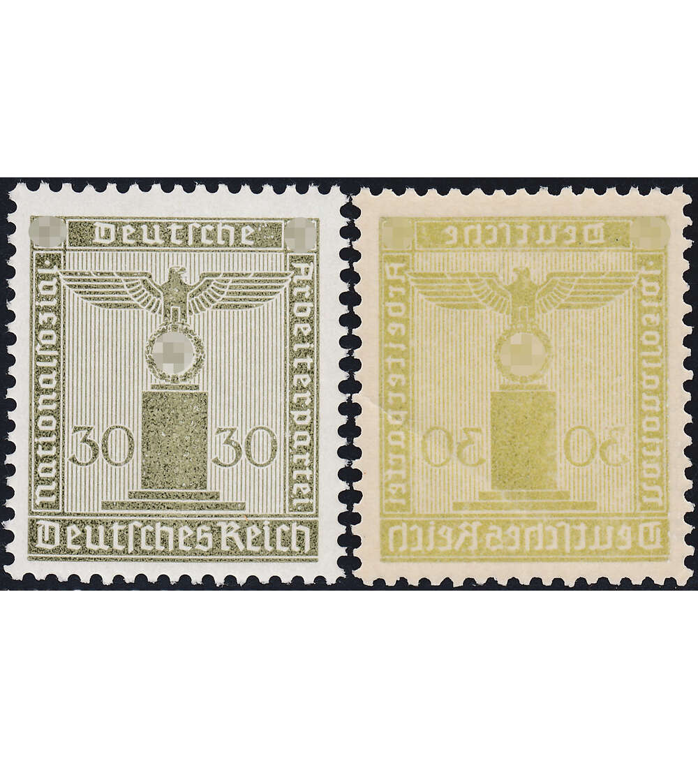 Deutsches Reich - Abklatsch Nr. D 164 Adler auf Sockel postfrisch **