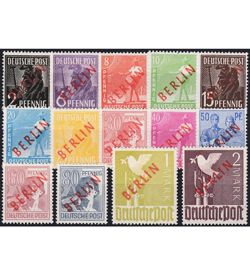 Berlin Nr. 21-34 postfrisch ** minimal erhht geprft
