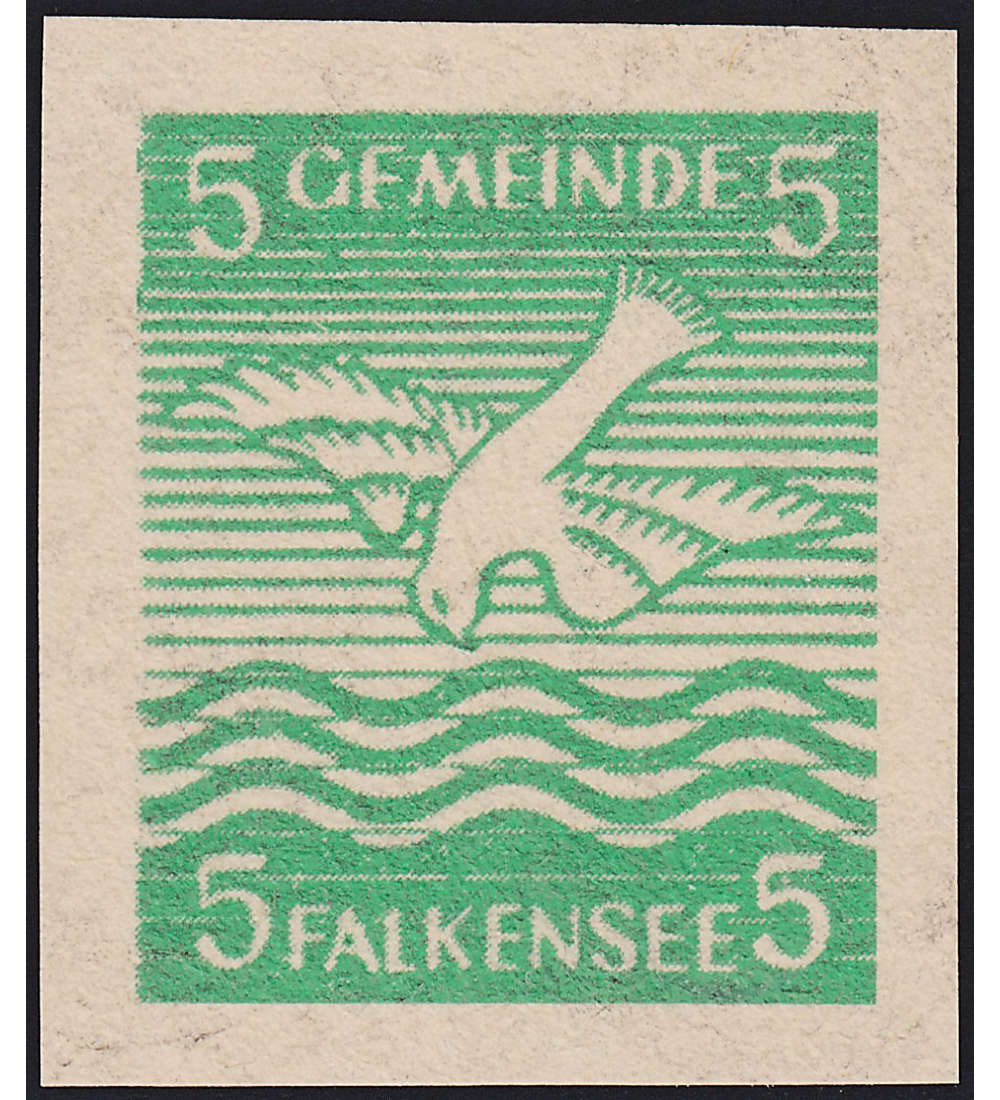 Deutsche Lokalausgabe Falkensee Nr. 1 P ungez�hnt Probedruck