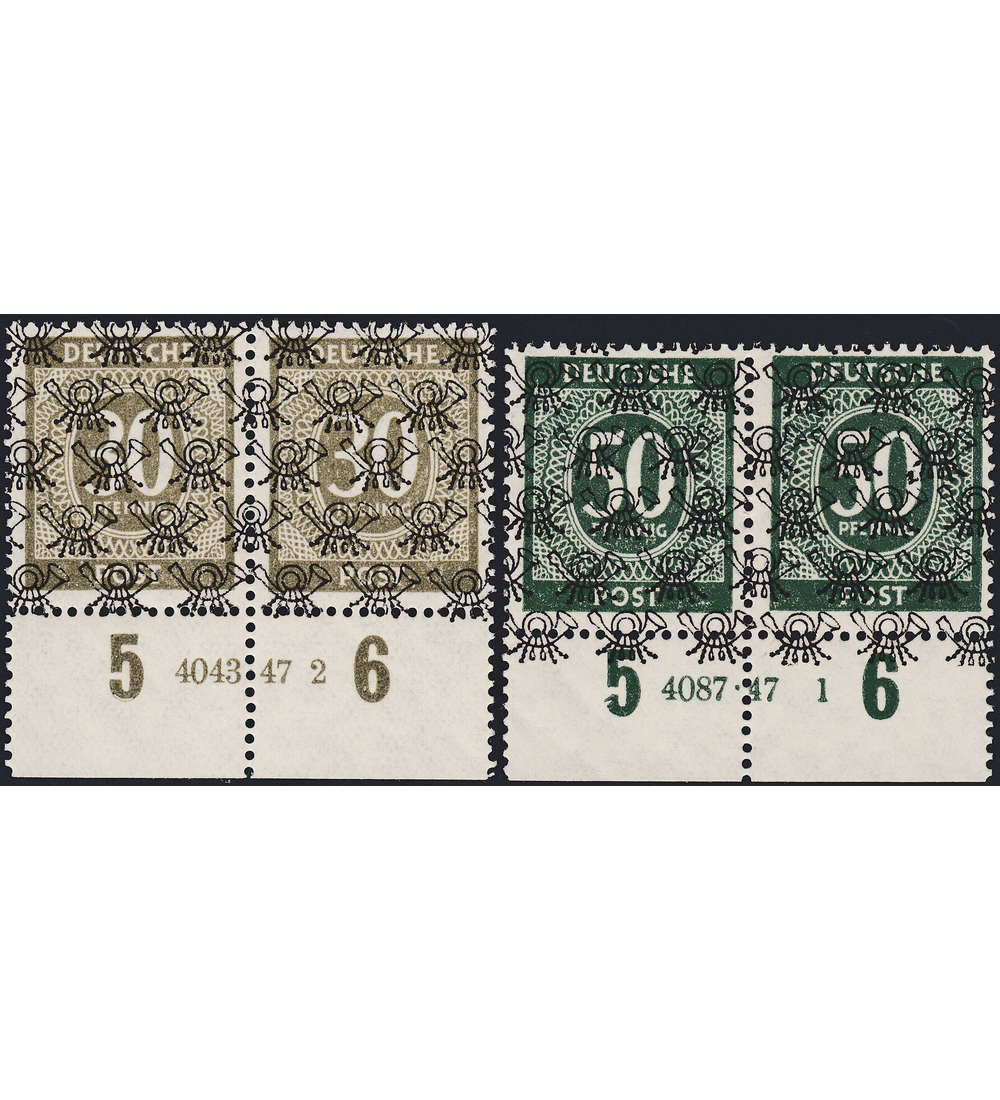 All. Besetzung Nr. 63II+66II HAN postfrisch ** Hausauftragsnr