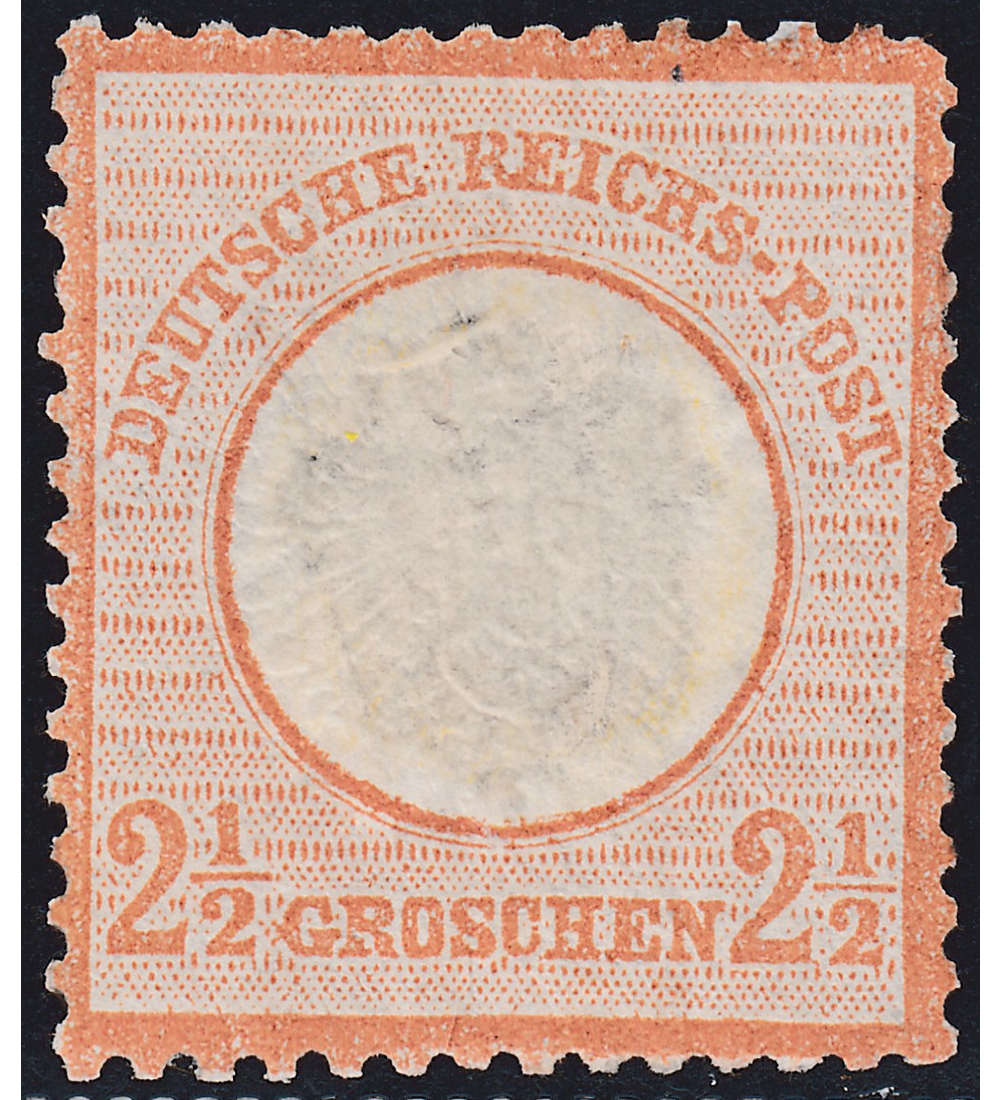 Deutsches Reich Nr. 21 ungestempelt, geprft + signiert