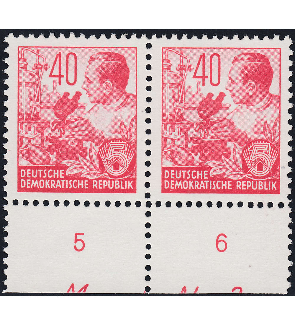 DDR Nr. 375 DKV postfrisch ** Druckkontollvermerk