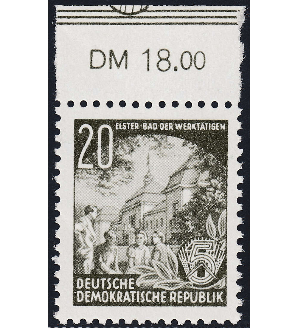 DDR Nr. 370 DKV postfrisch ** Druckkontollvermerk